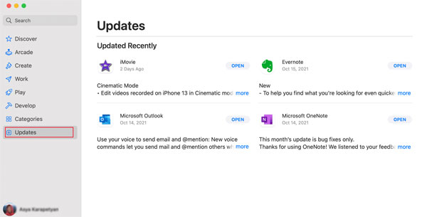 iMovie update from app store
